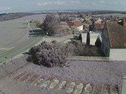 Vjezd do obce ze severu