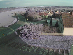 Vjezd do obce ze severu