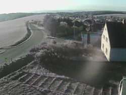 Vjezd do obce ze severu