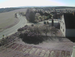 Vjezd do obce ze severu