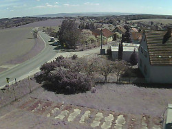 Vjezd do obce ze severu