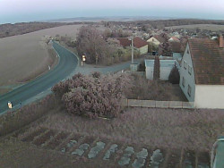 Vjezd do obce ze severu