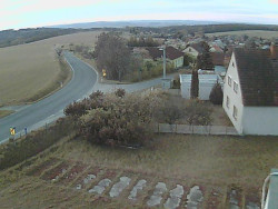 Vjezd do obce ze severu