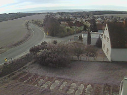 Vjezd do obce ze severu