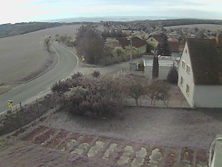 Vjezd do obce ze severu