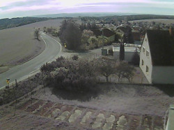 Vjezd do obce ze severu