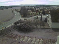 Vjezd do obce ze severu