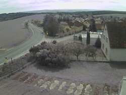 Vjezd do obce ze severu