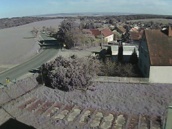 Vjezd do obce ze severu