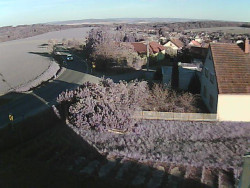 Vjezd do obce ze severu