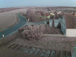 Vjezd do obce ze severu