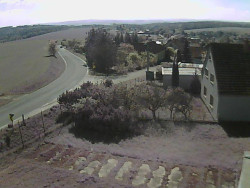 Vjezd do obce ze severu