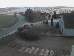 Vjezd do obce ze severu