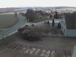 Vjezd do obce ze severu