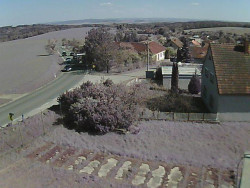 Vjezd do obce ze severu