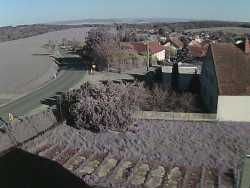 Vjezd do obce ze severu