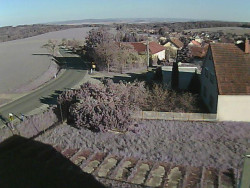 Vjezd do obce ze severu