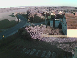 Vjezd do obce ze severu