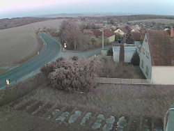 Vjezd do obce ze severu