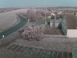 Vjezd do obce ze severu