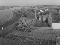 Vjezd do obce ze severu