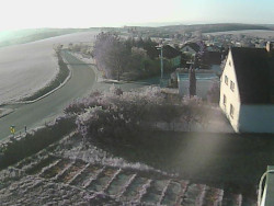 Vjezd do obce ze severu