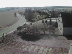 Vjezd do obce ze severu