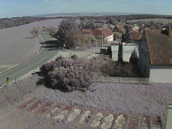 Vjezd do obce ze severu