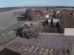 Vjezd do obce ze severu