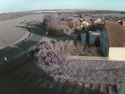 Vjezd do obce ze severu