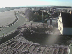 Vjezd do obce ze severu