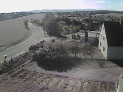 Vjezd do obce ze severu