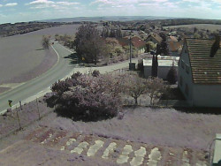 Vjezd do obce ze severu