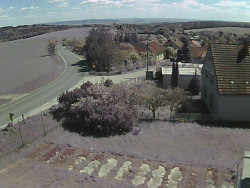 Vjezd do obce ze severu