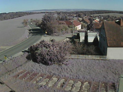 Vjezd do obce ze severu