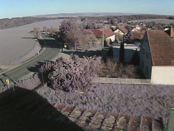 Vjezd do obce ze severu