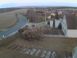 Vjezd do obce ze severu