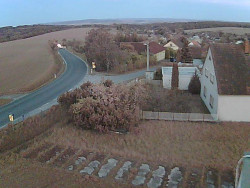 Vjezd do obce ze severu