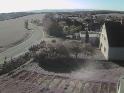 Vjezd do obce ze severu