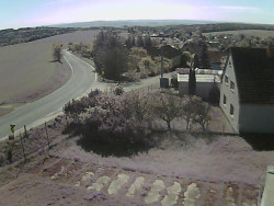 Vjezd do obce ze severu