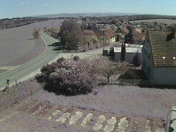 Vjezd do obce ze severu