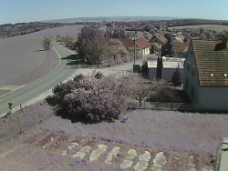 Vjezd do obce ze severu