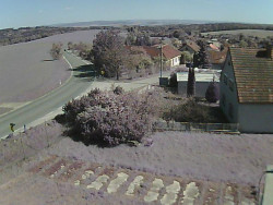 Vjezd do obce ze severu