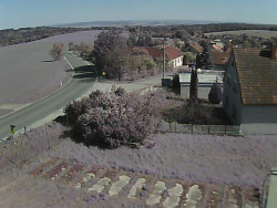 Vjezd do obce ze severu