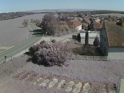 Vjezd do obce ze severu