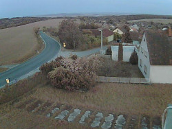 Vjezd do obce ze severu