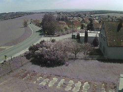 Vjezd do obce ze severu