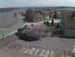 Vjezd do obce ze severu