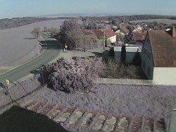 Vjezd do obce ze severu