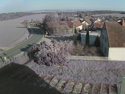 Vjezd do obce ze severu